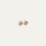 Emma earrings with gold hoop earring set and small dangle earrings, a timeless and chic accessory.