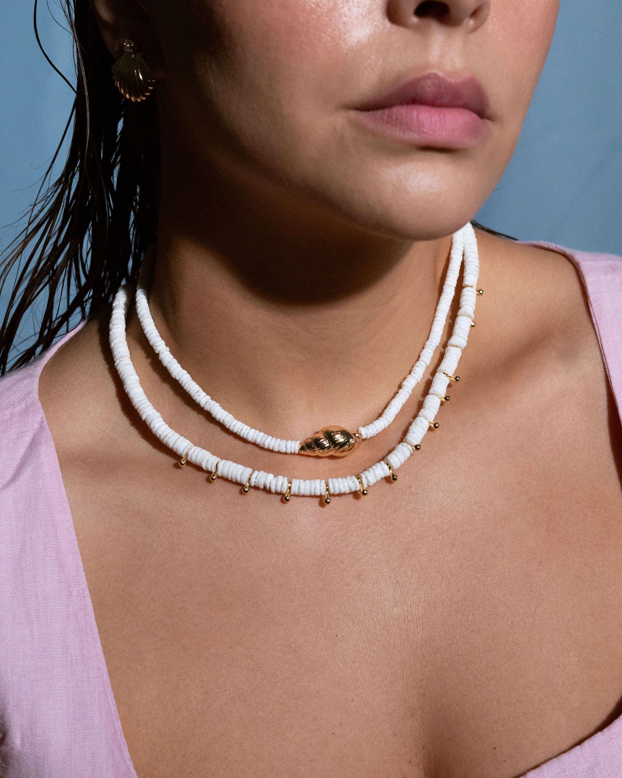 White Sands Shell Necklace