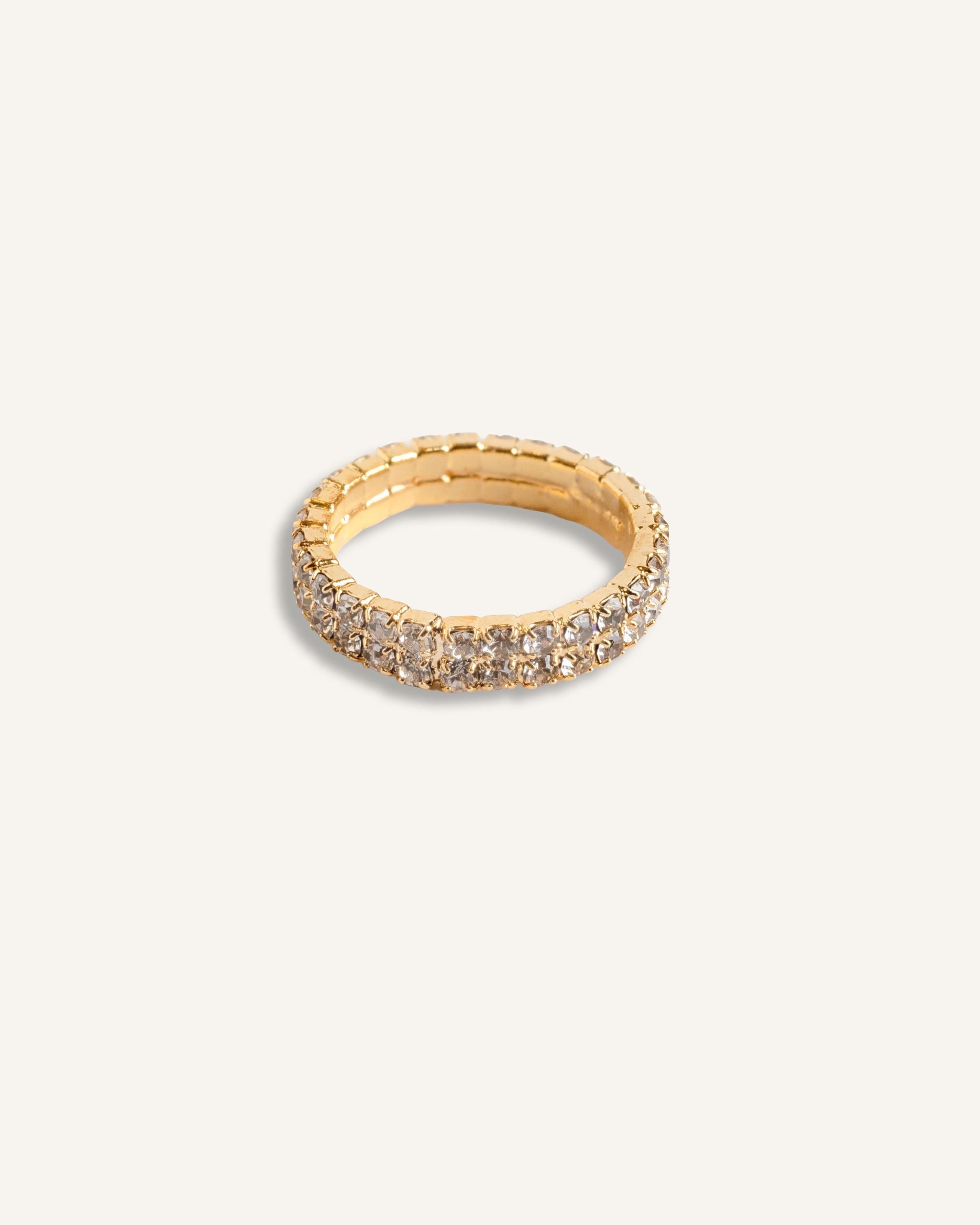 14K gold ring with zircon stone under $100