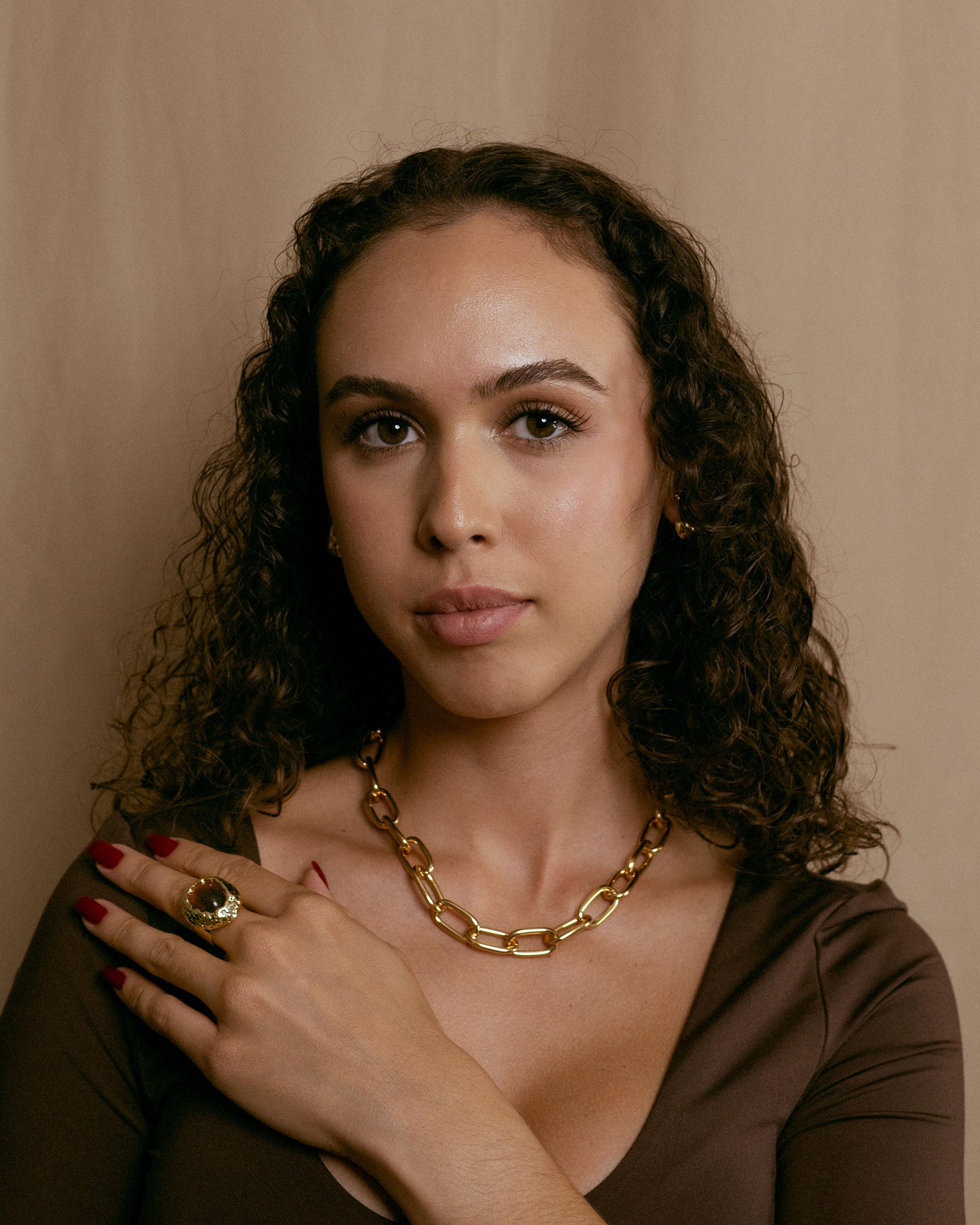 Chain Necklace gold filled – Chunky Paperclip Link Necklace | Modern Statement Chain by Loon Concept