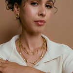 Knot Earrings gold plated – Textured Retro Studs | Vintage Inspired Statement Jewelry by Loon Concept