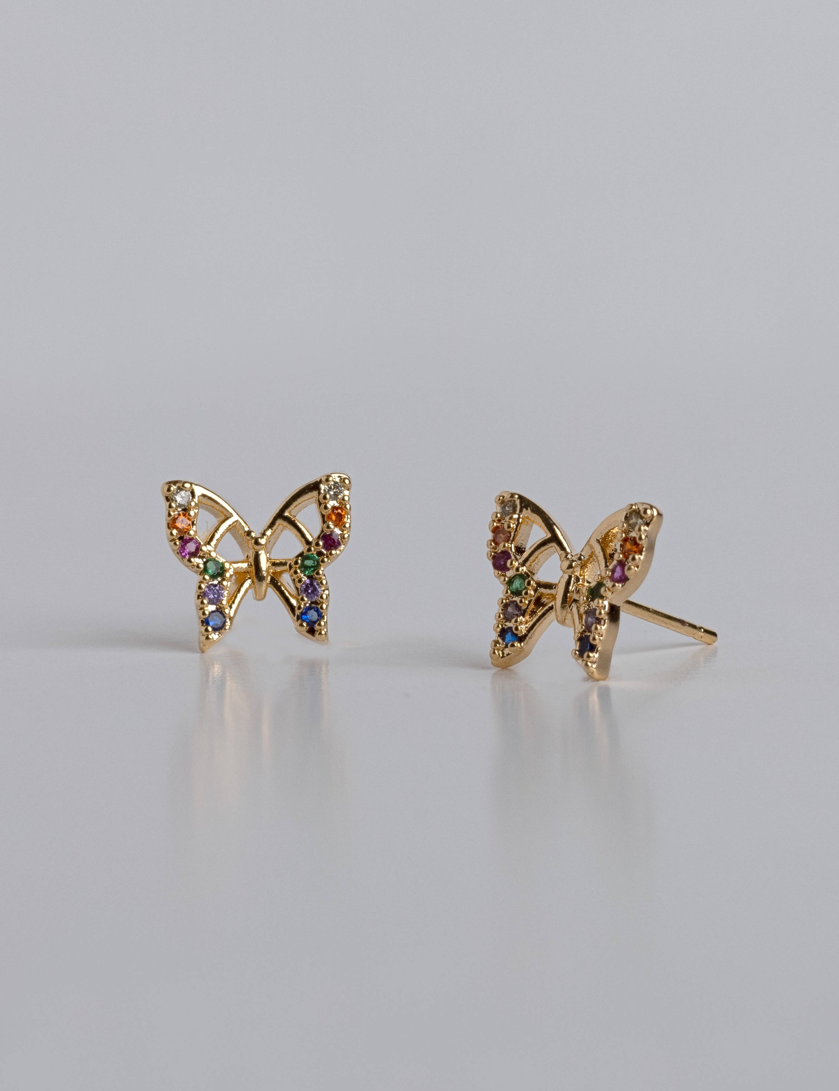 Madison earrings with gold hoop earring set and small dangle earrings, a timeless and chic accessory.