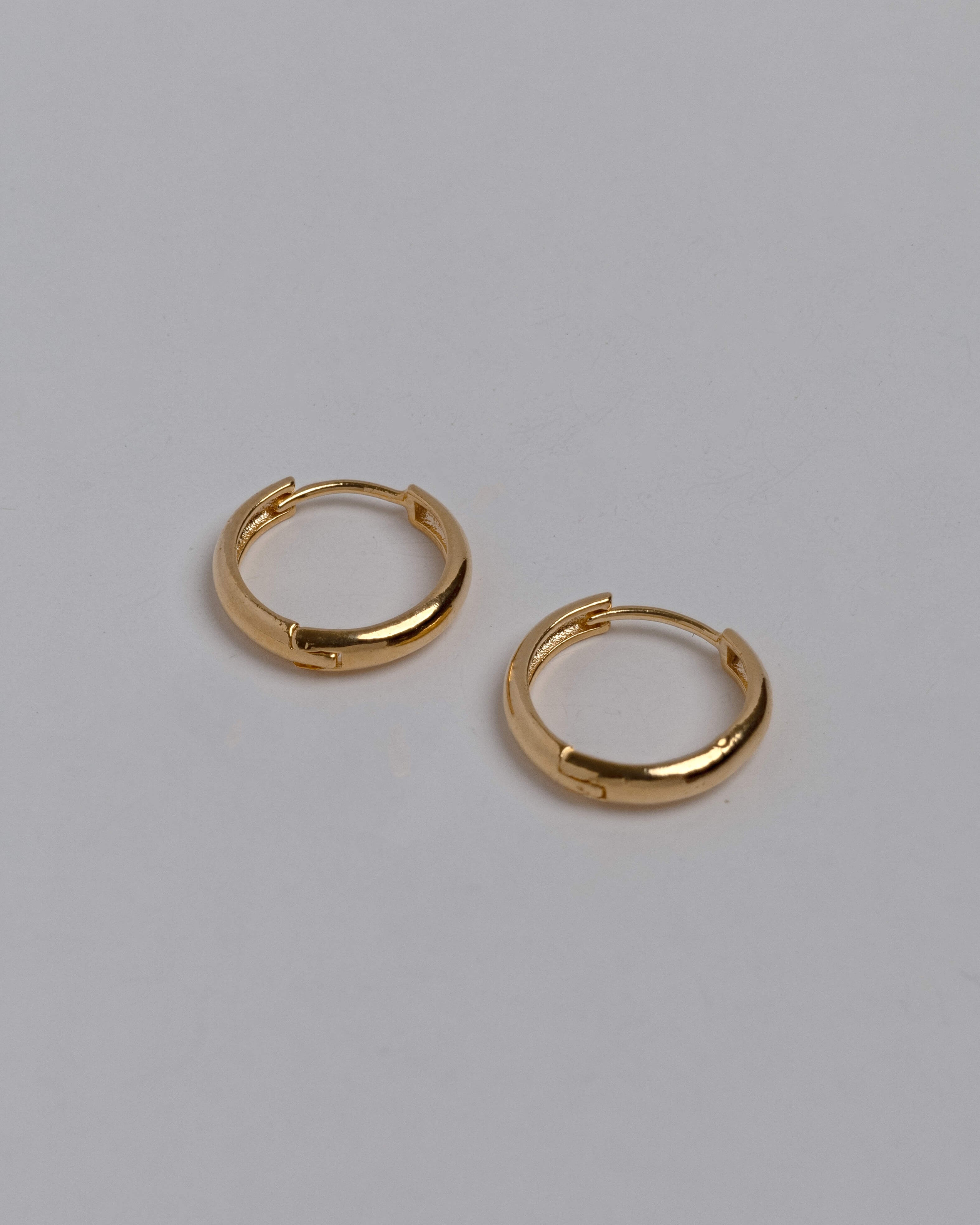 Brielle earrings with gold hoop earring set and small dangle earrings, a timeless and chic accessory.