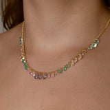 Camburi necklace with silver pendants for chains and dainty gold jewelry, a timeless and chic accessory.